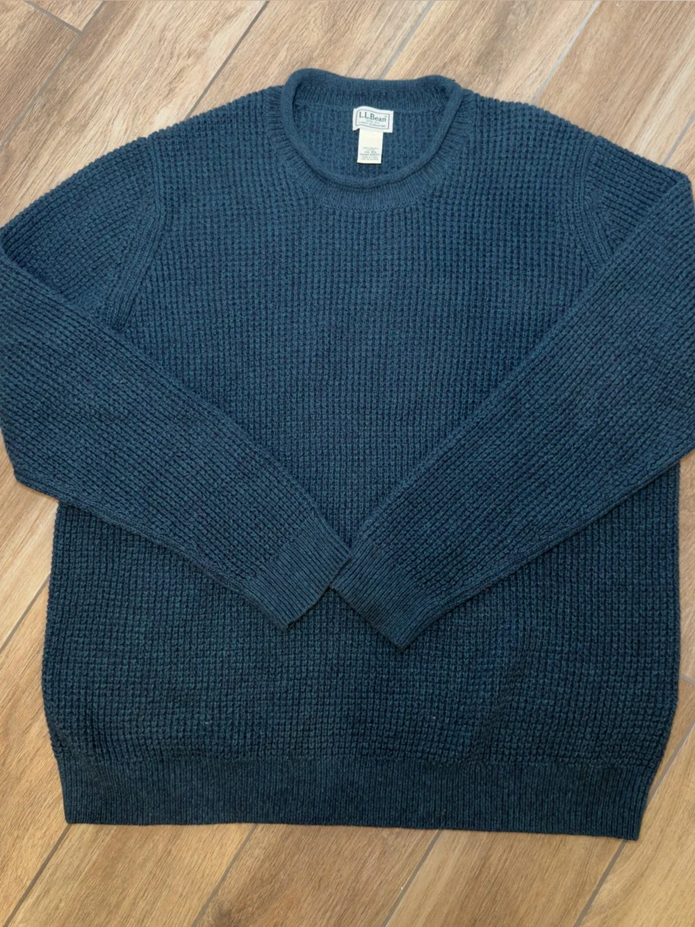 Men's L.L.Bean Organic Cotton Waffle Sweater XXL